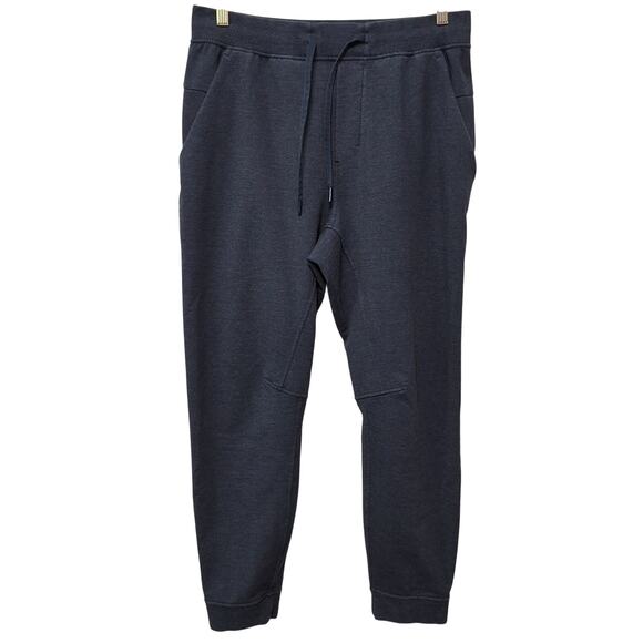 Lululemon ABC Jogger Pants Men L* Blue Heather 28 Inseam Pull On LM5951S - Picture 1 of 12